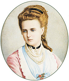 Portrait von Marija Alexandrowna Romanowa