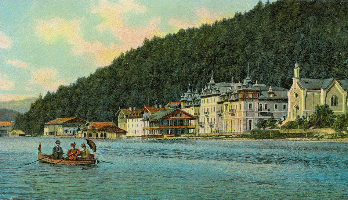 Hotel Scholastika um 1890