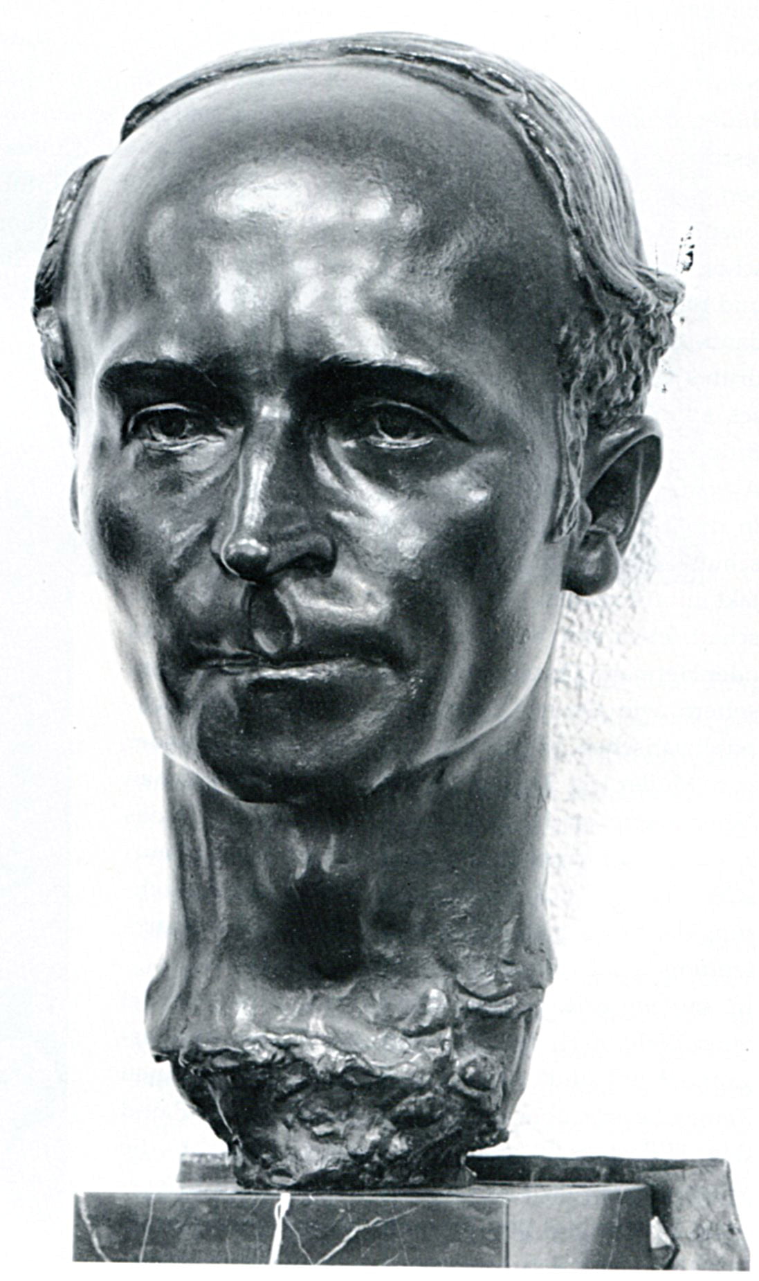 Bronzebüste des schweizer Generalkonsuls Dr. Paul Frei